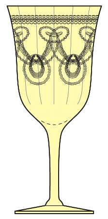 Necklace Yellow (Stem 7577) by Morgantown