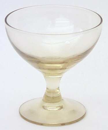 American Modern Chartreuse (Amber) Cordial Glass