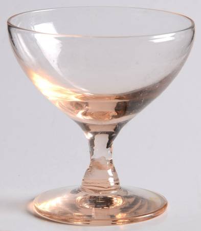 American Modern Coral (Pink) Cordial Glass