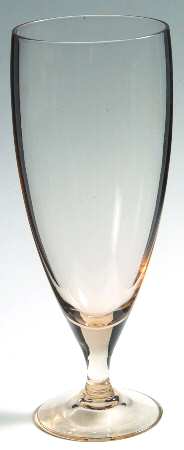 American Modern Coral (Pink) Pilsner Glass