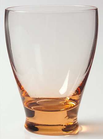 American Modern Coral (Pink) Flat Juice Glass