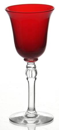 Brilliant Ruby Cordial Glass