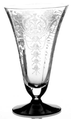 Carlton Black Clear (Stem 7606 1-2) 10 Oz Footed Tumbler