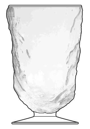 Crinkle Glass Clear