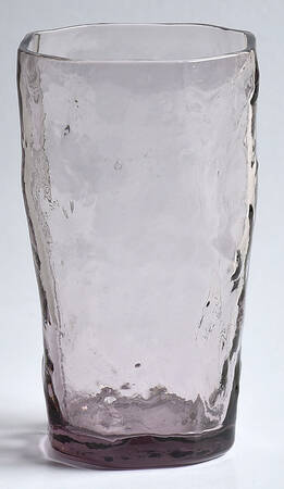 Crinkle Glass Amethyst Juice Glass