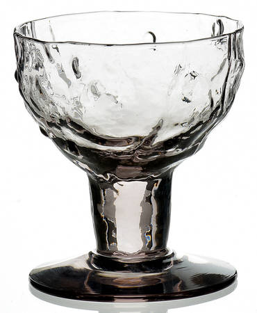 Crinkle Glass Smoke Liquor Cocktail