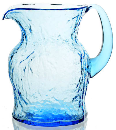 Crinkle Blue 68 Oz Pitcher