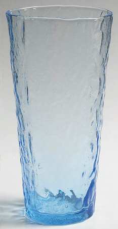 Crinkle Blue 17 Oz Flat Tumbler
