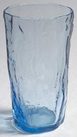 Crinkle Blue Flat Iced Tea