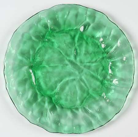 Crinkle Green 7" Salad Plate