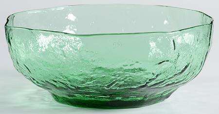 Crinkle Shamrock Green Finger Bowl