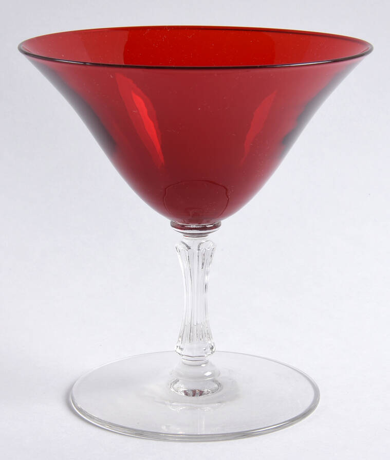 Empress Spanish Red Low Sherbet