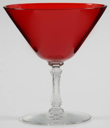 Empress Spanish Red Low Sherbet