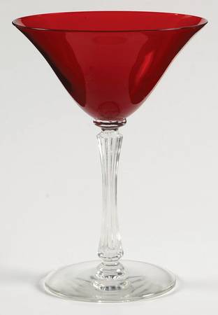 Empress Spanish Red Champagne/Tall Sherbet