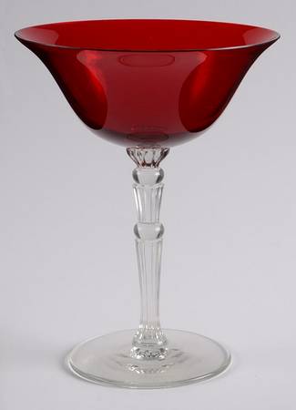 Georgian Ruby Bowl Champagne/Tall Sherbet