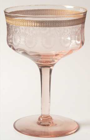 Gold Dec 329 Pink Champagne/Tall Sherbet