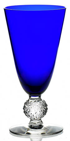 Golf Ball Cobalt Blue (Ritz Blue) Juice Glass