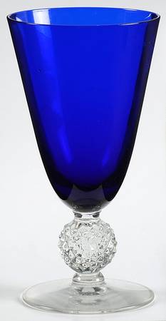 Golf Ball Cobalt Blue (Ritz Blue) 9 Oz Footed Tumbler