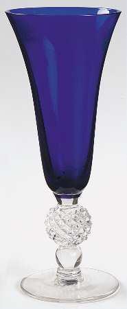 Golf Ball Cobalt Blue (Ritz Blue) 8" Flared Vase