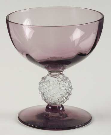 Golf Ball Amethyst (Bowl Foot) Optic Low Sherbet