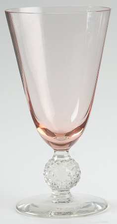 Golf Ball Peach Bowl and Foot (Optic) 9 Oz Footed Tumbler