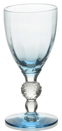 Golf Ball Copen Blue (Bowl Foot) Optic Brandy/Cordial Glass