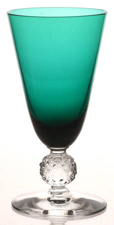 Golf Ball Stiegel Green Sherry Glass
