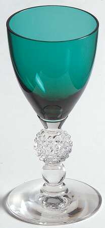 Golf Ball Stiegel Green Cordial Glass