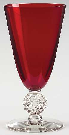 Golf Ball Ruby Juice Glass