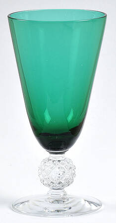 Golf Ball Venetian Green (Emerald) Juice Glass