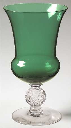 Golf Ball Venetian Green (Emerald) 6" Urn Vase