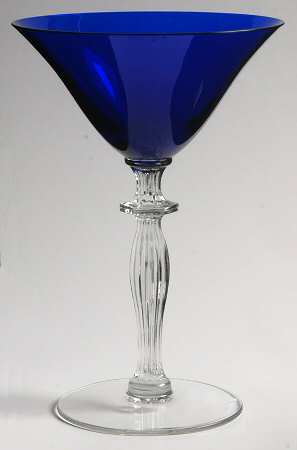 Monroe Cobalt Blue Champagne/Tall Sherbet