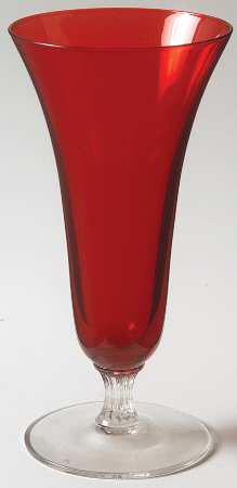 Monroe Red 4 Oz Footed Tumbler