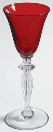Monroe Red Cordial Glass
