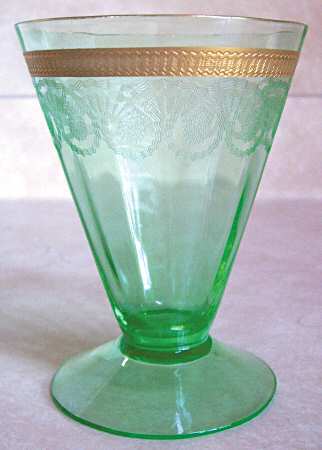 Morgana Green Footed Tumbler
