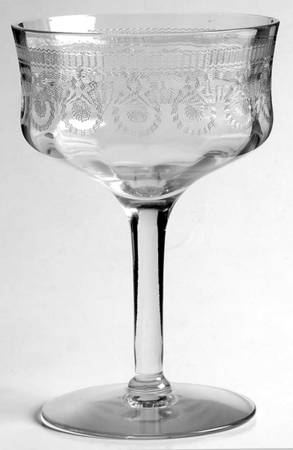 Primrose Lane Clear Champagne/Tall Sherbet