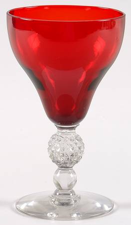 Old English Ruby (Golf Ball Stem) Claret Wine
