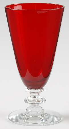 Radiant Ruby Juice Glass