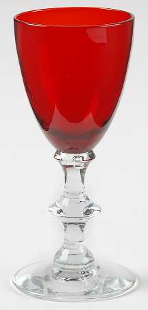 Radiant Ruby Cordial Glass