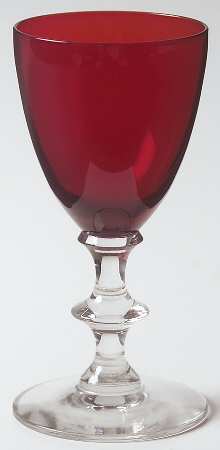 Radiant Ruby Wine Glass
