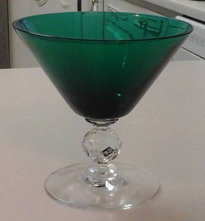 Roanoke Steigel Green Low Sherbet