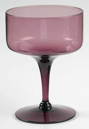 Sculpture Plum Champagne/Tall Sherbet