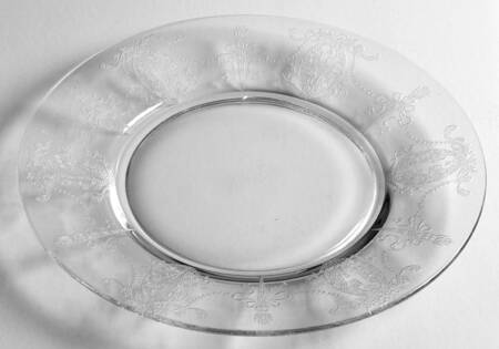 Sunrise Medallion Clear (Stem 7630) Luncheon Plate