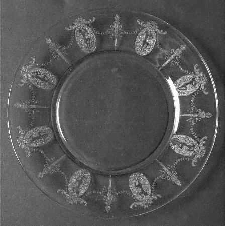 Sunrise Medallion Clear (Stem 7630) 7" Salad Plate