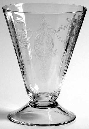 Sunrise Medallion Clear (Stem 7630) Footed Tumbler