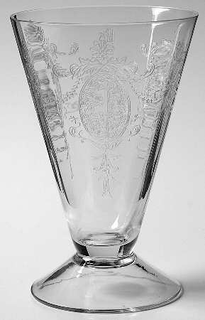 Sunrise Medallion Clear (Stem 7630) 10 Oz Footed Tumbler