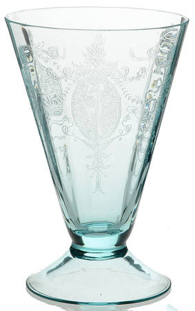 Sunrise Medallion Blue (Stem 7630) 10 Oz Footed Tumbler