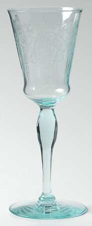 Sunrise Medallion Blue (Stem 7630) Wine Glass