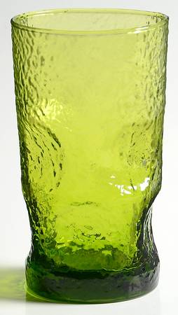 Thumbprint Moss Green Flat Tumbler