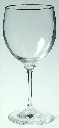 Nicole Gold Water Goblet